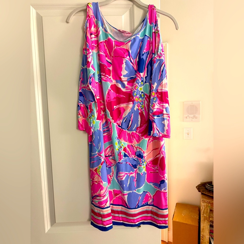 Lilly Pulitzer cutout sleeve dress